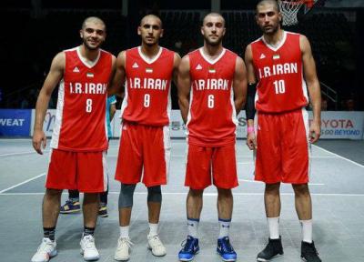 تیم بسکتبال سه نفره ایران مقابل مالزی پیروز شد