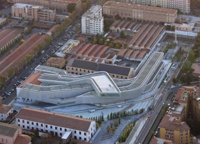 معماری موزه ملی هنر قرن بیست و یکم در ایتالیا، نمادی از زندگی امروز