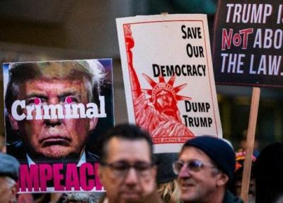 فیلم، تظاهرات هزاران نفری در سراسر آمریکا برای استیضاح و برکناری ترامپ