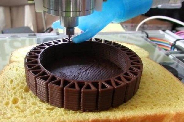 چاپگر سه بعدی برای فراوری شکلات به اشکال مختلف