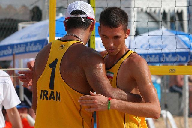 صعود تیم ملی والیبال ساحلی الف ایران به مرحله حذفی