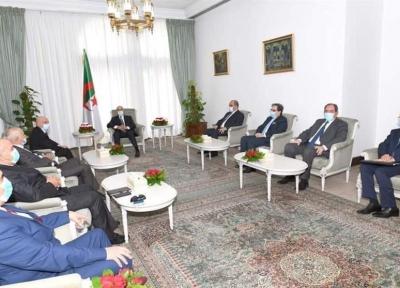 دیدار رئیس مجلس شرق لیبی با رئیس جمهور الجزایر