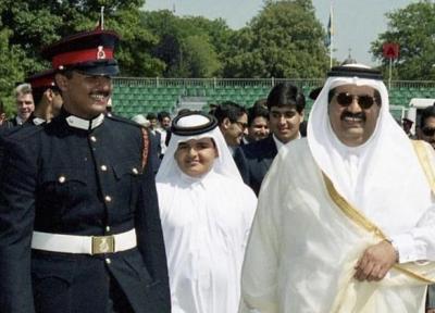 امیر قطر در لباس نظامی