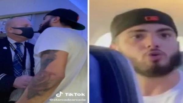درگیری مسافران به خاطر نپوشیدن ماسک در هواپیما