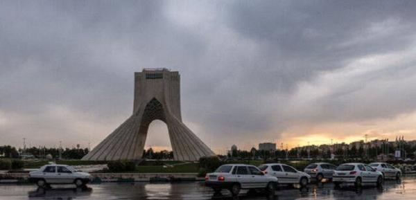 پیش بینی افزایش تا 7 درجه ای دمای تهران ، سامانه بارشی در راه استان