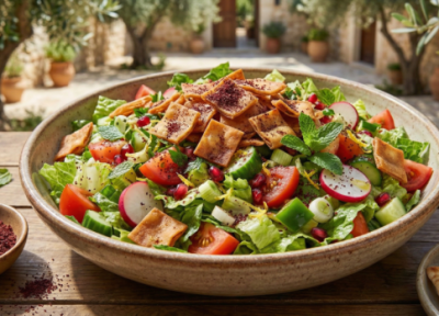 طرز تهیه فتوش عربی