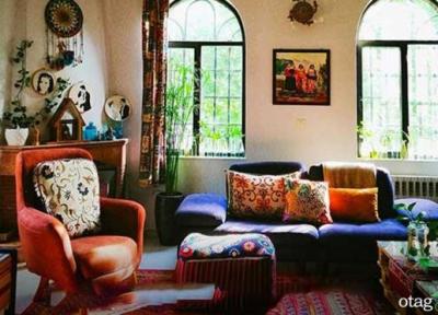 چگونه با کوسن های سنتی و ظروف نقش دار، خانه ای لوکس بسازیم؟ چگونه با کوسن های سنتی و ظروف نقش دار، خانه ای لوکس بسازیم؟