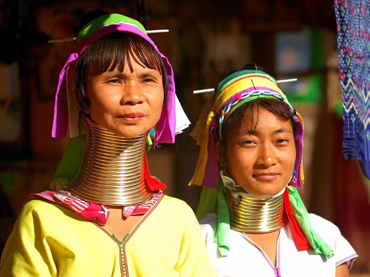thai woman قبیله زنان گردن دراز تایلند